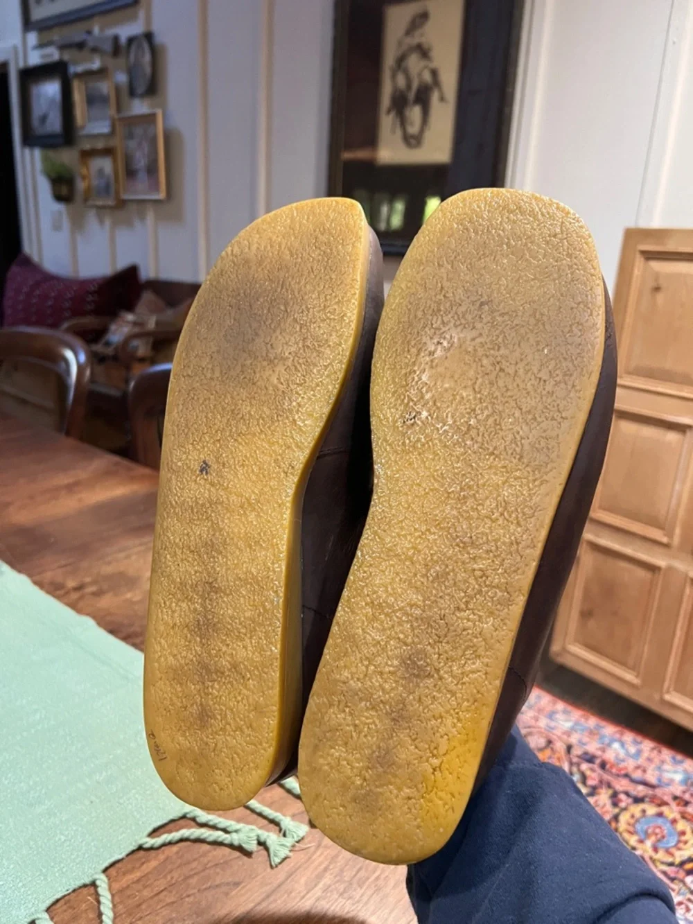 Clarks Leather Wallabees